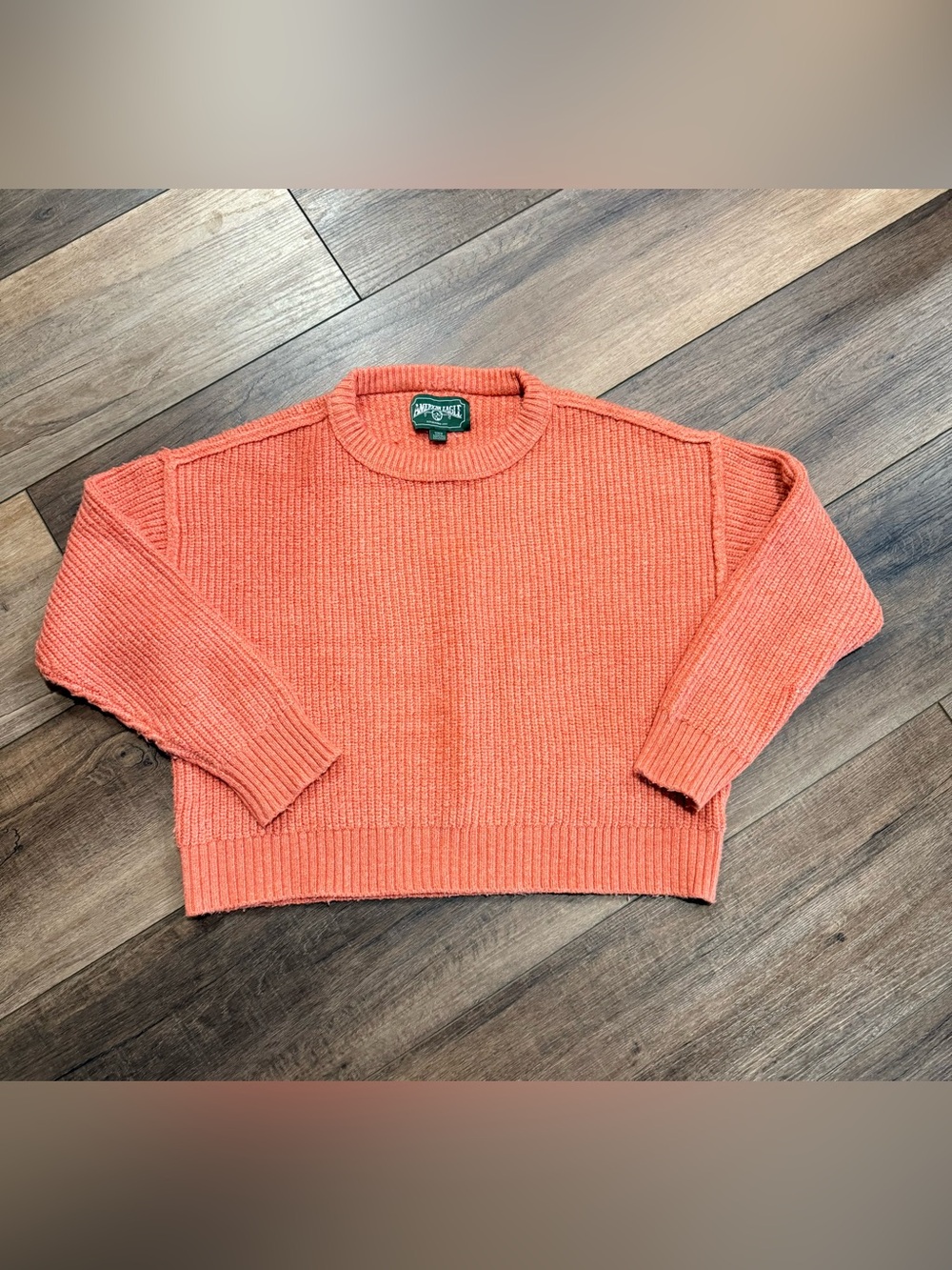 American Eagle Coral Knit Sweater